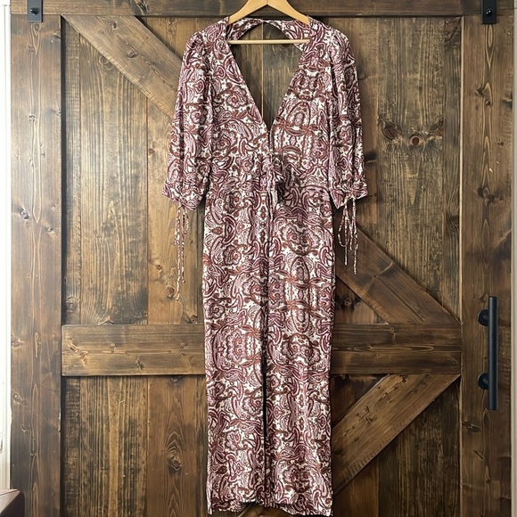 FOR LOVE & LEMONS Georgi Paisley Jumpsuit - Picture 5 of 13